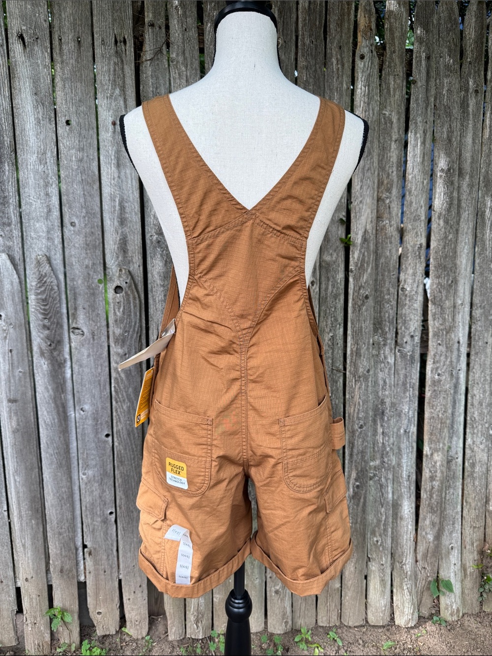 Carhartt Brown Short Overalls Romper - Picture 5 of 8